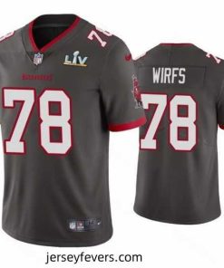 Tristan Wirfs Buccaneers Pewter Super Bowl Lv Vapor Limited Jersey