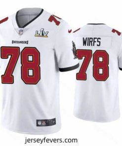 Tristan Wirfs Buccaneers White Super Bowl Lv Vapor Limited Jersey