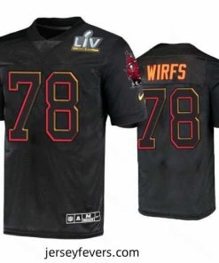 Tristan Wirfs Tampa Bay Buccaneers Black Super Bowl Lv Jersey