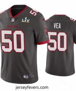 Vita Vea Buccaneers Pewter Super Bowl Lv Vapor Limited Jersey