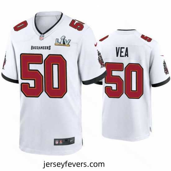 Vita Vea Buccaneers White Super Bowl Lv Game Jersey