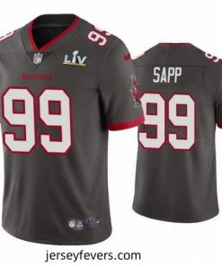 Warren Sapp Buccaneers Pewter Super Bowl Lv Vapor Limited Jersey
