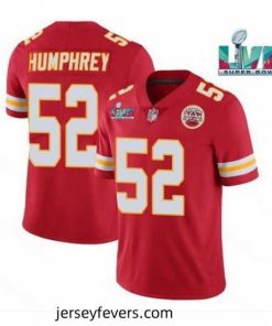 Toddler Kansas City Chiefs 52 Creed Humphrey Red Super Bowl LVII Patch Vapor Untouchable Limited Stitched Jersey