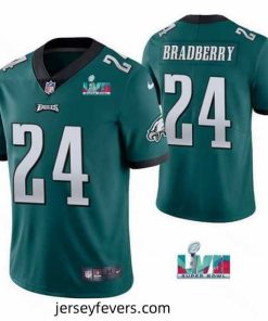 Toddler Philadelphia Eagles 24 James Bradberry Green Super Bowl LVII Vapor Untouchable Limited Stitched Jersey