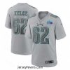 Toddler Philadelphia Eagles 62 Jason Kelce Grey Super Bowl LVII Patch Atmosphere Fashion Stitched Game Jersey