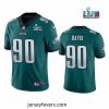 Toddler Philadelphia Eagles 90 Jordan Davis Green Super Bowl LVII Patch Vapor Untouchable Limited Stitched Jersey