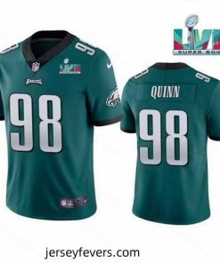 Toddler Philadelphia Eagles 98 Robert Quinn Green Super Bowl LVII Vapor Untouchable Limited Stitched Jersey