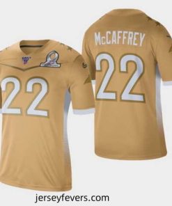 Men's Carolina Panthers #22 Christian McCaffrey 2020 NFC Pro Bowl Game Jersey