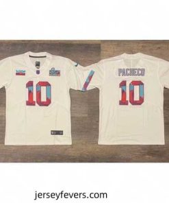 Men's Kansas City Chiefs #10 Isiah Pacheco White Super Bowl LVII Patch Vapor Untouchable Limited Stitched Jersey