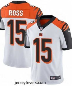 Mens Nike Cincinnati Bengals 15 John Ross Vapor Untouchable Limited White NFL Jersey