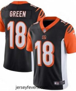 Mens Nike Cincinnati Bengals 18 AJ Green Vapor Untouchable Limited Black Team Color NFL Jersey