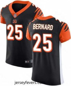 Mens Nike Cincinnati Bengals 25 Giovani Bernard Black Team Color Vapor Untouchable Elite Player NFL Jersey