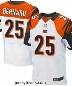 Mens Nike Cincinnati Bengals 25 Giovani Bernard Elite White NFL Jersey