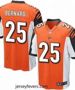 Mens Nike Cincinnati Bengals 25 Giovani Bernard Game Orange Alternate NFL Jersey