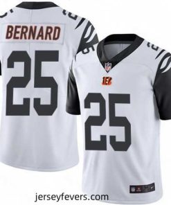 Mens Nike Cincinnati Bengals 25 Giovani Bernard Limited White Rush Vapor Untouchable NFL Jersey