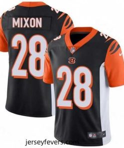 Mens Nike Cincinnati Bengals 28 Joe Mixon Vapor Untouchable Limited Black Team Color NFL Jersey
