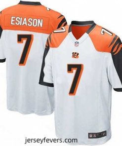 Mens Nike Cincinnati Bengals 7 Boomer Esiason Game White NFL Jersey