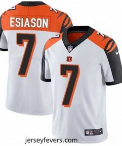 Mens Nike Cincinnati Bengals 7 Boomer Esiason Vapor Untouchable Limited White NFL Jersey