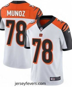 Mens Nike Cincinnati Bengals 78 Anthony Munoz Vapor Untouchable Limited White NFL Jersey