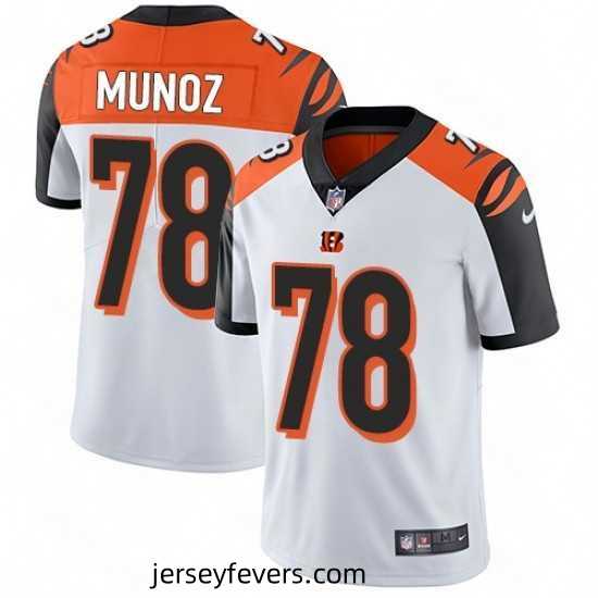 Mens Nike Cincinnati Bengals 78 Anthony Munoz Vapor Untouchable Limited White NFL Jersey