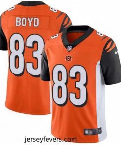 Mens Nike Cincinnati Bengals 83 Tyler Boyd Vapor Untouchable Limited Orange Alternate NFL Jersey
