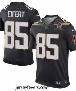 Mens Nike Cincinnati Bengals 85 Tyler Eifert Elite Black Team Irvin 2016 Pro Bowl NFL Jersey