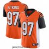 Mens Nike Cincinnati Bengals 97 Geno Atkins Vapor Untouchable Limited Orange Alternate NFL Jersey