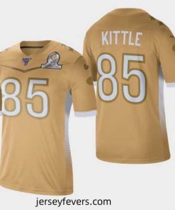 Men's San Francisco 49ers #85 George Kittle 2020 NFC Pro Bowl Game Jersey