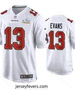 Mike Evans Buccaneers White Super Bowl Lv Game Fashion Jersey