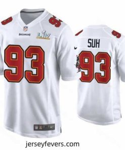 Ndamukong Suh Buccaneers White Super Bowl Lv Game Fashion Jersey