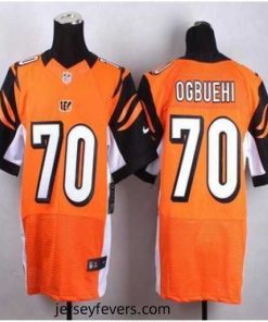 New Cincinnati Bengals #70 Cedric Ogbuehi Orange Alternate Stitched NFL Elite jersey