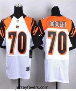 New Cincinnati Bengals #70 Cedric Ogbuehi White Stitched NFL Elite Jersey