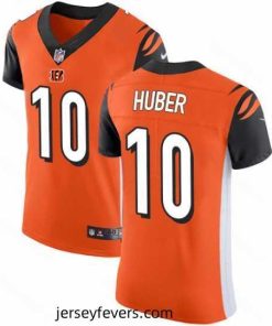 Nike Bengals #10 Kevin Huber Orange Alternate Mens Stitched NFL Vapor Untouchable Elite Jersey