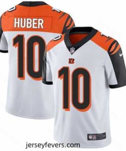 Nike Bengals #10 Kevin Huber White Mens Stitched NFL Vapor Untouchable Limited Jersey
