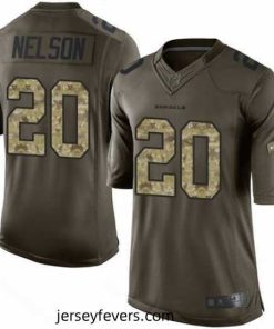 Nike Bengals #20 Reggie Nelson Green Stitched NFL Limited Salute to Service Jersey