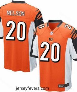 Nike Bengals #20 Reggie Nelson Orange Alternate Stitched NFL Elite Jersey