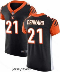 Nike Bengals #21 Darqueze Dennard Black Team Color Mens Stitched NFL Vapor Untouchable Elite Jersey