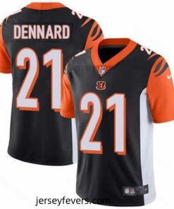 Nike Bengals #21 Darqueze Dennard Black Team Color Mens Stitched NFL Vapor Untouchable Limited Jersey