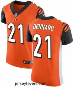 Nike Bengals #21 Darqueze Dennard Orange Alternate Mens Stitched NFL Vapor Untouchable Elite Jersey