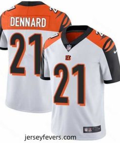 Nike Bengals #21 Darqueze Dennard White Mens Stitched NFL Vapor Untouchable Limited Jersey