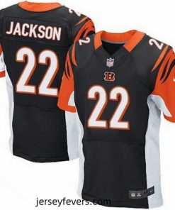 Nike Bengals #22 William Jackson Black Team Color Mens Stitched NFL Elite Jersey
