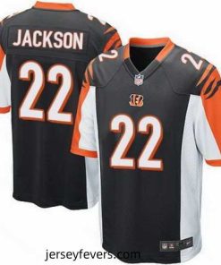 Nike Bengals #22 William Jackson Black Team Color Stitched NFL Elite Jersey