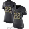 Nike Bengals #22 William Jackson Black Womens Stitched NFL Limited 2016 Salute to Service Jersey