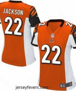 Nike Bengals #22 William Jackson Orange Alternate Womens Stitched NFL Elite Jersey