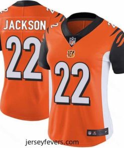 Nike Bengals #22 William Jackson Orange Alternate Womens Stitched NFL Vapor Untouchable Limited Jersey