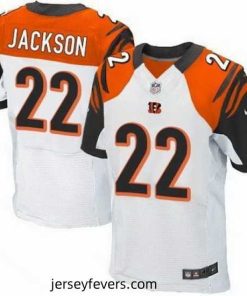 Nike Bengals #22 William Jackson White Mens Stitched NFL Elite Jersey
