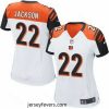 Nike Bengals #22 William Jackson White Womens Stitched NFL Elite Jersey
