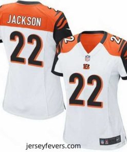 Nike Bengals #22 William Jackson White Womens Stitched NFL Elite Jersey