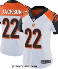 Nike Bengals #22 William Jackson White Womens Stitched NFL Vapor Untouchable Limited Jersey