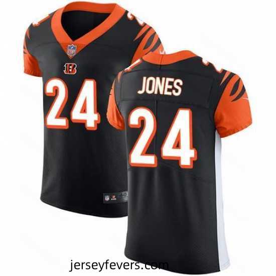 Nike Bengals #24 Adam Jones Black Team Color Mens Stitched NFL Vapor Untouchable Elite Jersey